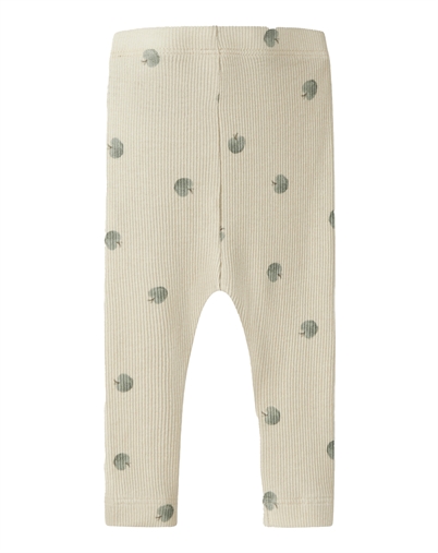 Name It - NBMFoapple Leggings - Almond Milk